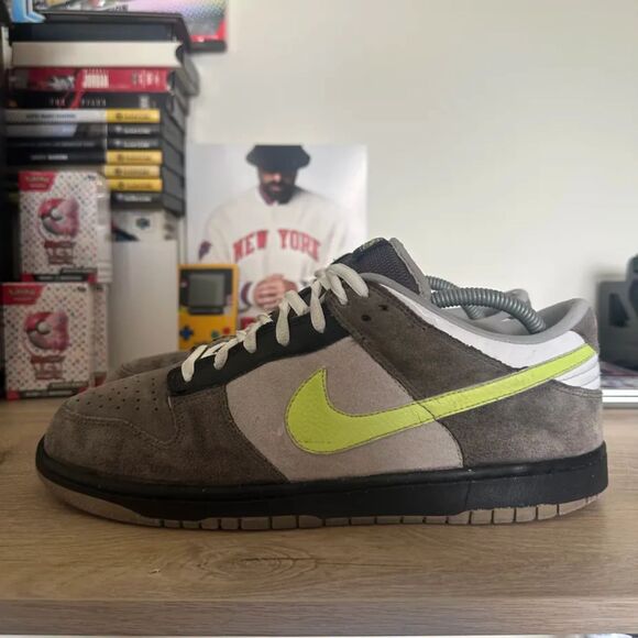 Nike Dunk Low 6.0 Fog Grey And Pale Green 2008 Rare Men’s 11 314142-072 - Picture 5 of 10